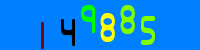 Blue Captcha Image