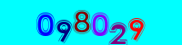 Blue Captcha Image